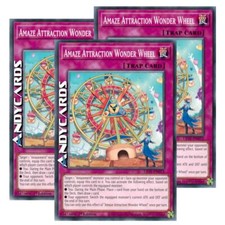 3x Inglese RUOTA MERAVIGLIOSA ATTRAZIONE PRODIGIO • Comune • LIOV EN072 • YUGIOH