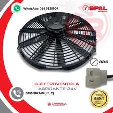 Ventilatore Aspirante Ventola Assiale Spal VA18-BP70/LL-41A, 24v Diametro 385mm