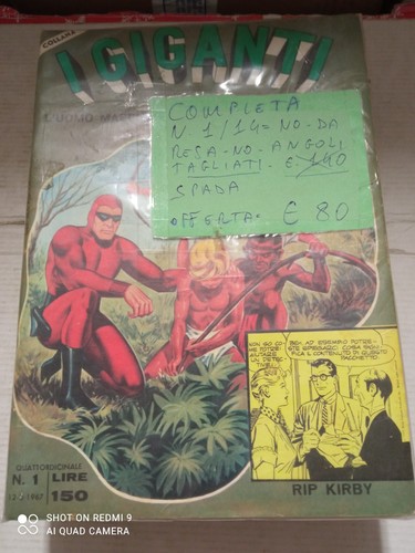 Giganti spada fumetti vintage - giganti,