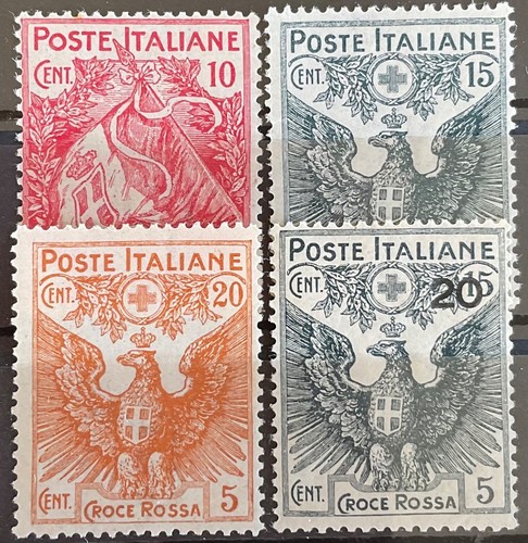Regno 1915 pro - croce, rossa