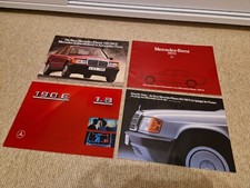 27x Brochure Mercedes 190/190E/190D/W201 1983 1984 1985 1987 1988 1989 1991 1992