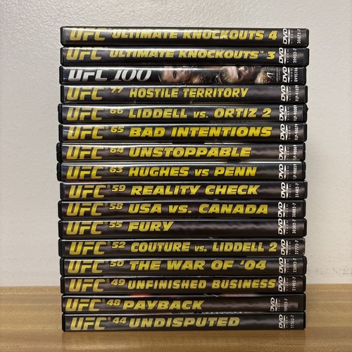 Lot ufc dvds - lot,