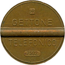 ☆ ITALIA 1975 ☆ GETTONE COMPAGNIA TELEFONICA ☆ IPM 7502• GETTONE TELEFONICO ☆ JETON☆D8884