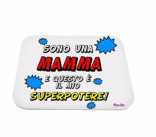 Mouse pad tappetino scritta - mouse,