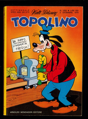 Topolino libretto 1270 del - libretto,