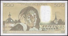 500 Francs France banknote  - Banconota da 500 Franchi Francesi