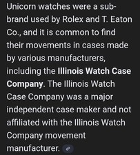 Cassa Unicorn by Rolex oro