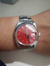 Rolex Oysterdate rosso vintage 1965 ref. 6694 con bracciale 7205 rivetto ostrica *LEGGI*