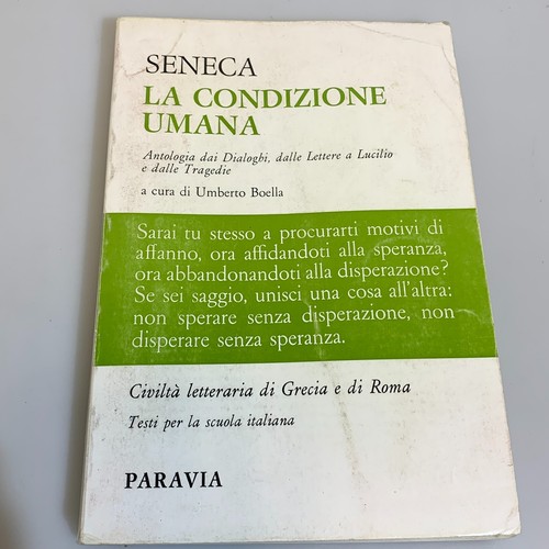 Condizione umana seneca - la,