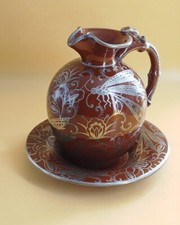 Brocca con piatto anni 40'