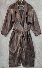 Trench cappotto pelle figura