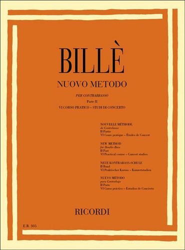 Nuovo metodo per - nuovo, contrabbasso