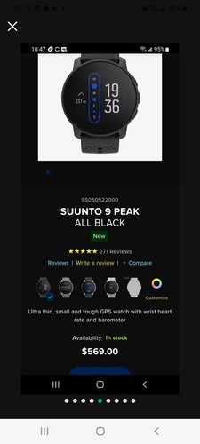 Suunto peak all - all, new