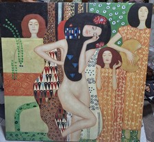 Dipinto Ad Olio Su Tela . Grande