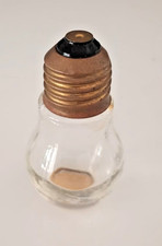 Bottiglietta Liquore Mignon Vuota Armagnac Forma Lampadina Vintage