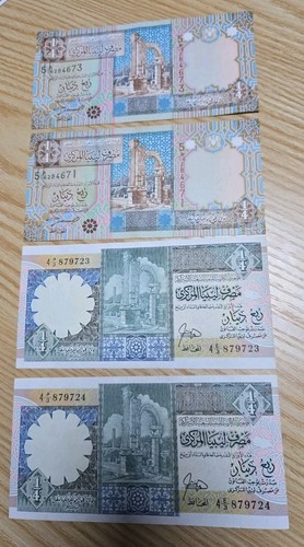 Libia lotto x banconote - libia, di