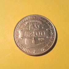 Moneta 200 LIRE CENTENARIO