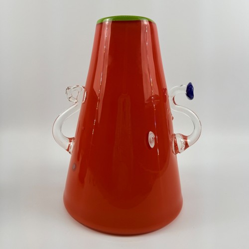 Vaso vetro artistico mitchell - vetro,