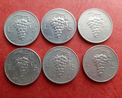 Lotto lire 1950 uva - lotto,