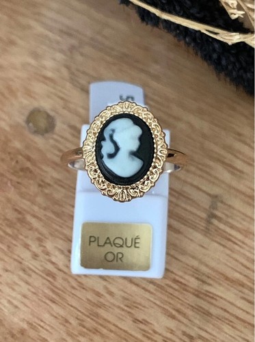 Anello ritratto cameo resina - anello,