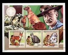 BASENJI RHODESIAN RIDGEBACK COTON DE TULEAR Dog Stamp Sheet Central African 1998
