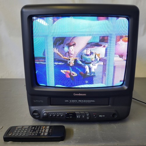Goodmans crt vcr combi - goodmans, tv