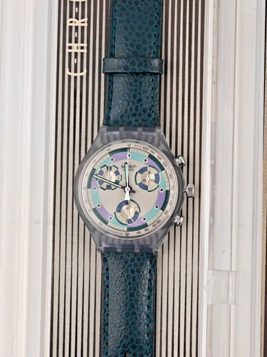Swatch chrono greentic - -,