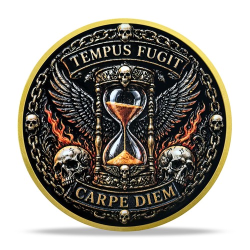 Moneta tempus fugit memento - moneta,