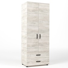 503564   Q.TA' 1 KIT ARMADIO 2 ANTE + 2 CASS 80X52X205 BIANCO VEN.K083