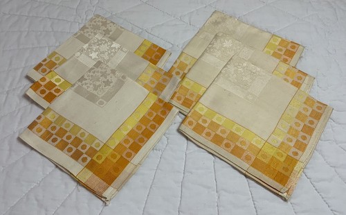 Four vintage dinner - dinner, napkins