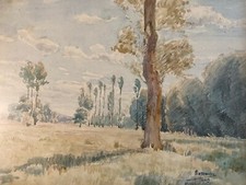 Pittura Acquerello Paesaggio