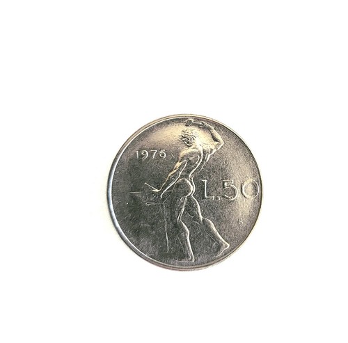 Moneta lire italiane 1976 - moneta, 50