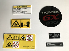 Adesivo motore GX200 HONDA