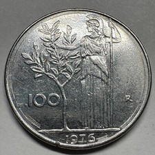 1976 Italy 100 Lire - #A-068-B