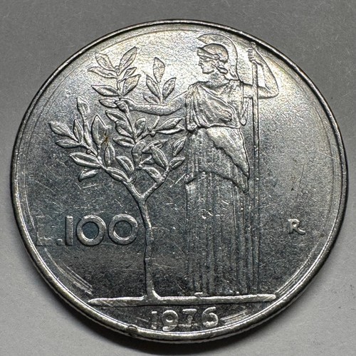 1976 italy 100 lire - italy, #a-068-b