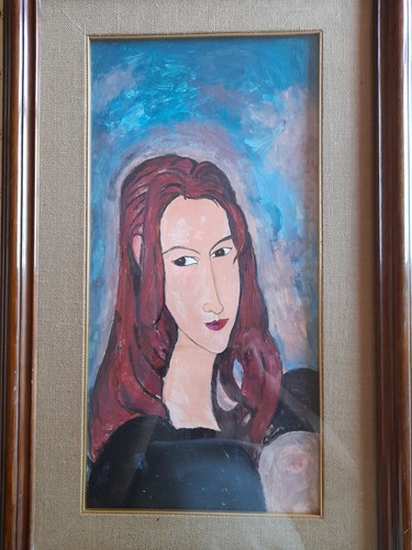 Modigliani amedeo copia - copia, olio