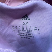 TUD1.10 Top sportivo Adidas XS lilla rosa