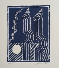 Arte Grafica SERIGRAFIE G.Contini- 9 SERIGRAFIE numerate e firmate-25x35/16x21