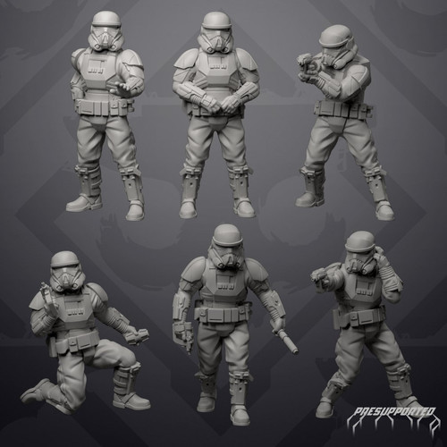 Miniature star wars legion - wars, o