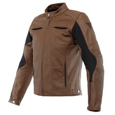 Giacca In Pelle Dainese Razon 2 Da Moto Uomo (Marrone) Taglia: 48