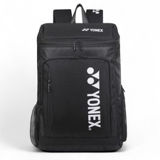 Yonex Zaino Tennis Junior con Tasche Portaoggetti, Nero