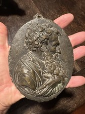 Antica Placca In Bronzo Epoca