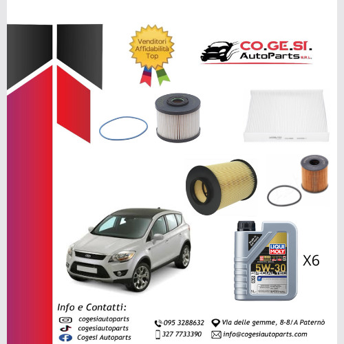 Kit tagliando filtri ford - tagliando,