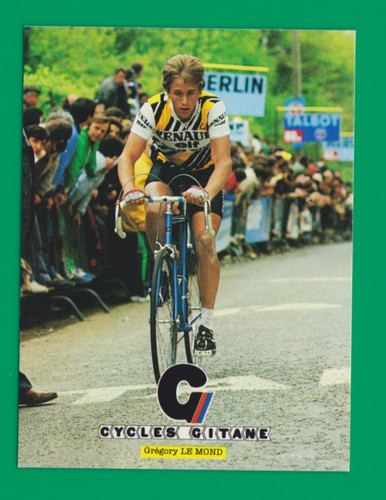 Cyclisme carte cycliste - carte,