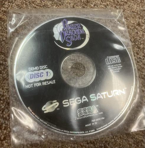 Sega panzer dragoon saga - panzer, demo
