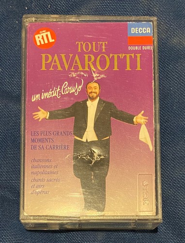 Pavarotti audio tape - k7,