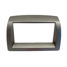 Mascherina Adattatore Autoradio Stereo 2 DIN Lancia Ypsilon dal 2003 Grigio