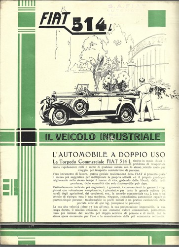 Fiat 514 torpedo - 514,