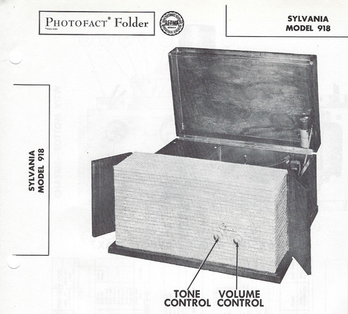 Sylvania 918 1956 - , giradischi