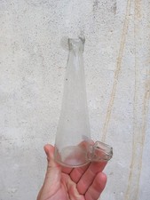 V 38 Abbeveratoio Uccello Vetro Antico XVIII XIX Gabbia Nido